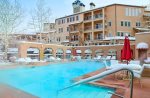 Heated pool, hot tub and sauna available year round
